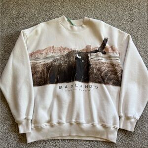 Abercrombie & Fitch Cream Badlands Sweater